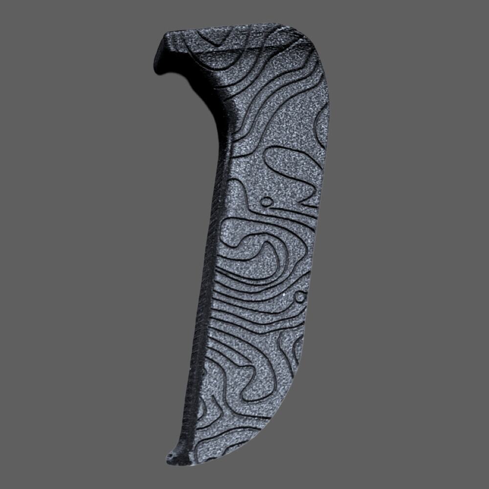 Hoyt RX-7 RX-8 Ultra Carbon Grip RH Topo Print